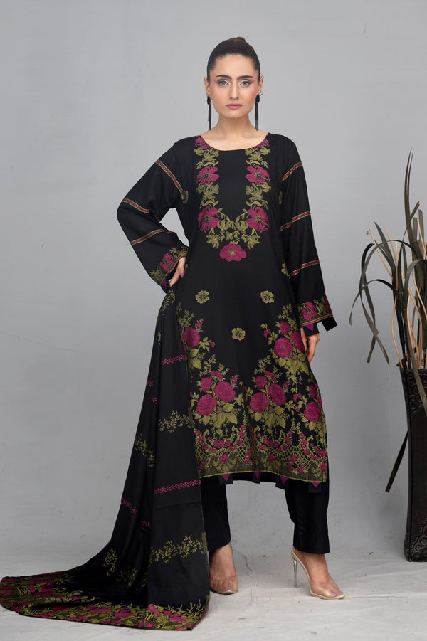 3PC - LINEN - FLORAL BROSHA