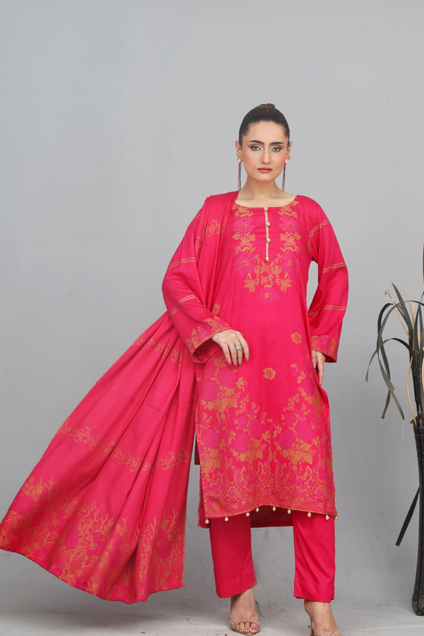 3PC - LINEN - FLORAL BROSHA