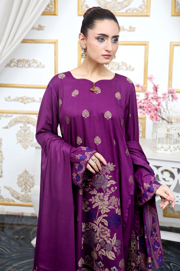3PC - LINEN - BANARSI BROSHA