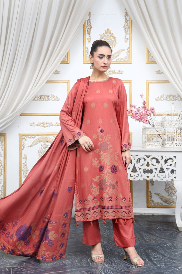 3PC - LINEN - BANARSI BROSHA