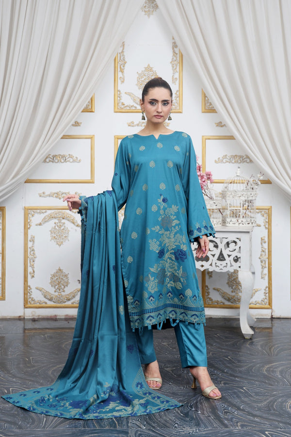 3PC - LINEN - BANARSI BROSHA