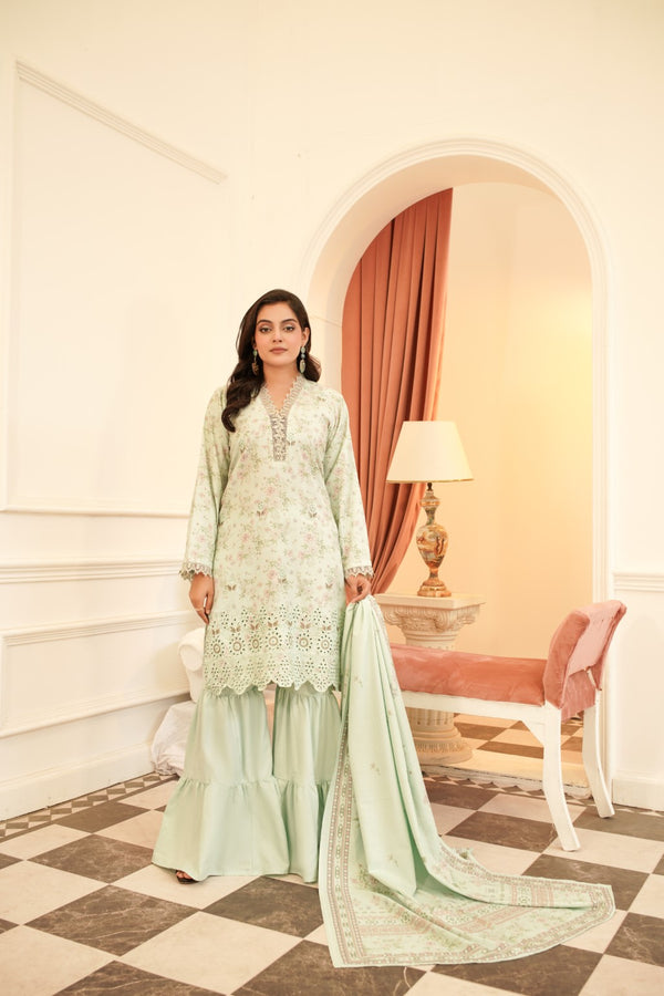 3PC - DHANAK - JASMINE COLLECTION