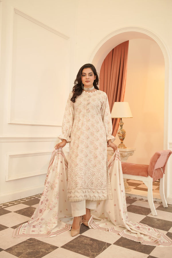 3PC - DHANAK - JASMINE COLLECTION