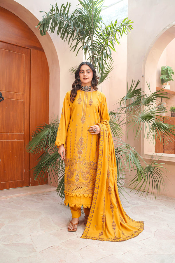3PC - DHANAK EMB - HERITAGE COLLECTION