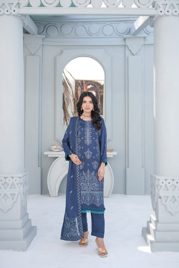 3PC - EMBROIDERED - ALLURE COLLECTION